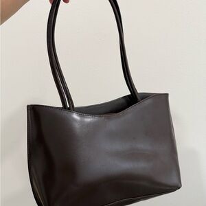 Genuine Brown Leather Tote Bag
